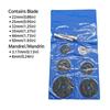 8pc High-Speed Steel Saw Blade Set for Wood, PVC, Plastic Cutting