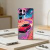 COOL Car Mo-del Y Phone Case For Samsung S25,S24,S21,S22,S23,S30,Ultra,S20,Plus,Fe,Note,10,9,5G Transparent Cover