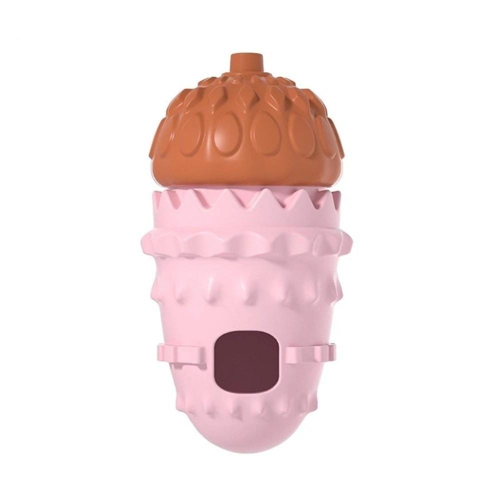 Bite Resistant Pet Leakage Food Toys TRP Pinecone Shape Dog Chew Balls Durable Tooth Cleaning Toy Relieve Boredom
