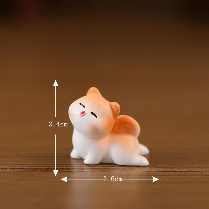 Kleine dekorative Harzaccessoires für Mikro-Szenen aus dem Katzenalltag