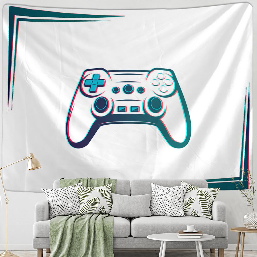Game Console Pattern Tapestry Hippie Tapiz Art Background Cloth Bohemian Style Wall Hanging Room Decor