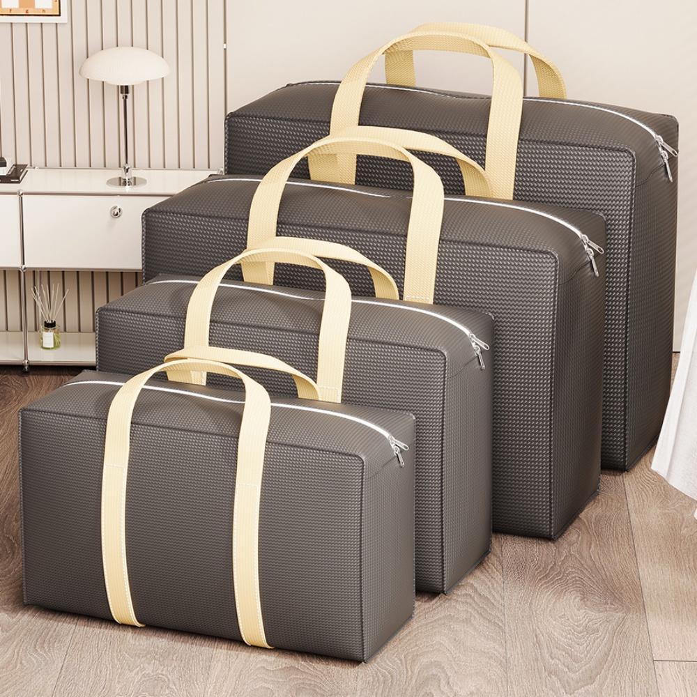1pc Moving Storage Bag Folding Luggage Bag Portable BagMulti Functional Travel Bag Shoulder Bag Handbag Closet Organizer