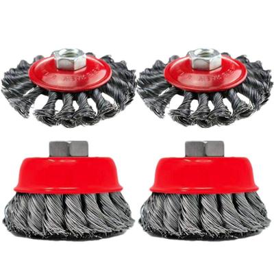 Wire Wheel For Angle Grinder Wire Wheel Brush Angle Grinder Wire Brush Carbon Steel Wire Brush For Angle Grinder Rust Removal