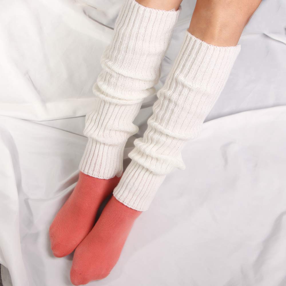Japanese Girl Knitted Autumn Wool Ball Lolita Knee Cover Leg Warm Socks Foot Cover Leg Warmers