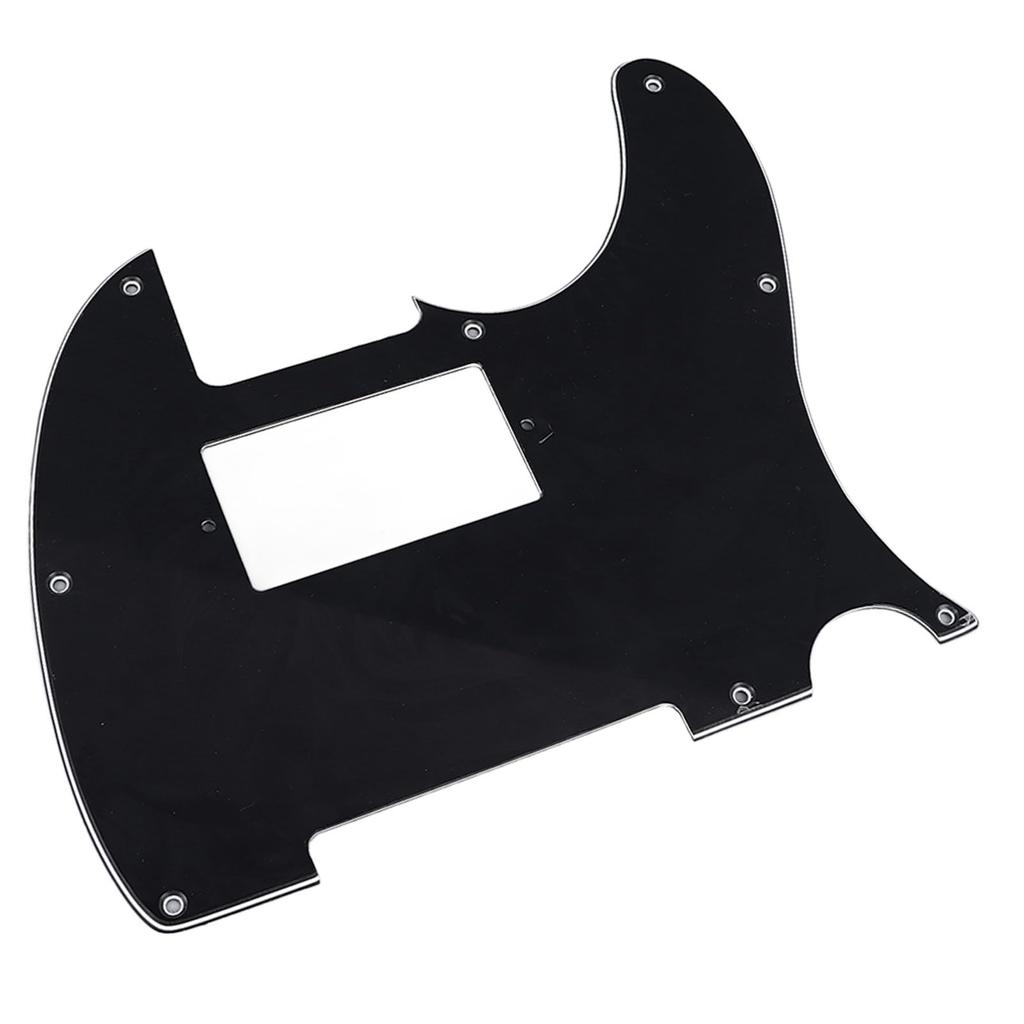 Matybobe Guitar Pickguard PVC Noise Reducer Guard Plate for Fender Telecaster Electric Guitar Anti-Scratch (Black)