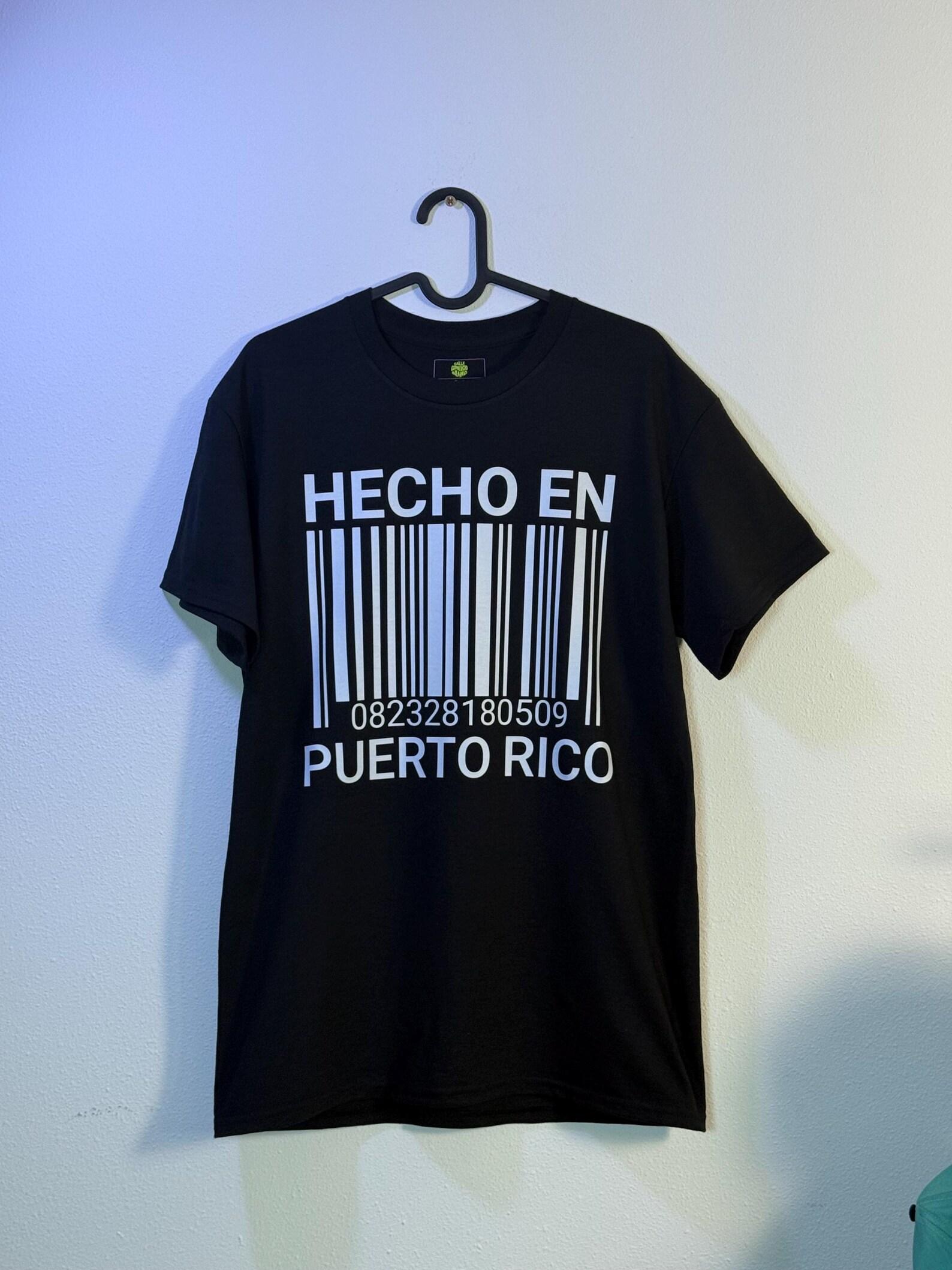 Made in Puerto Rico T-Shirt | Puerto Rican Barcode Shirt | Boricua Pride Tee | Puerto Rican Gift 4XL