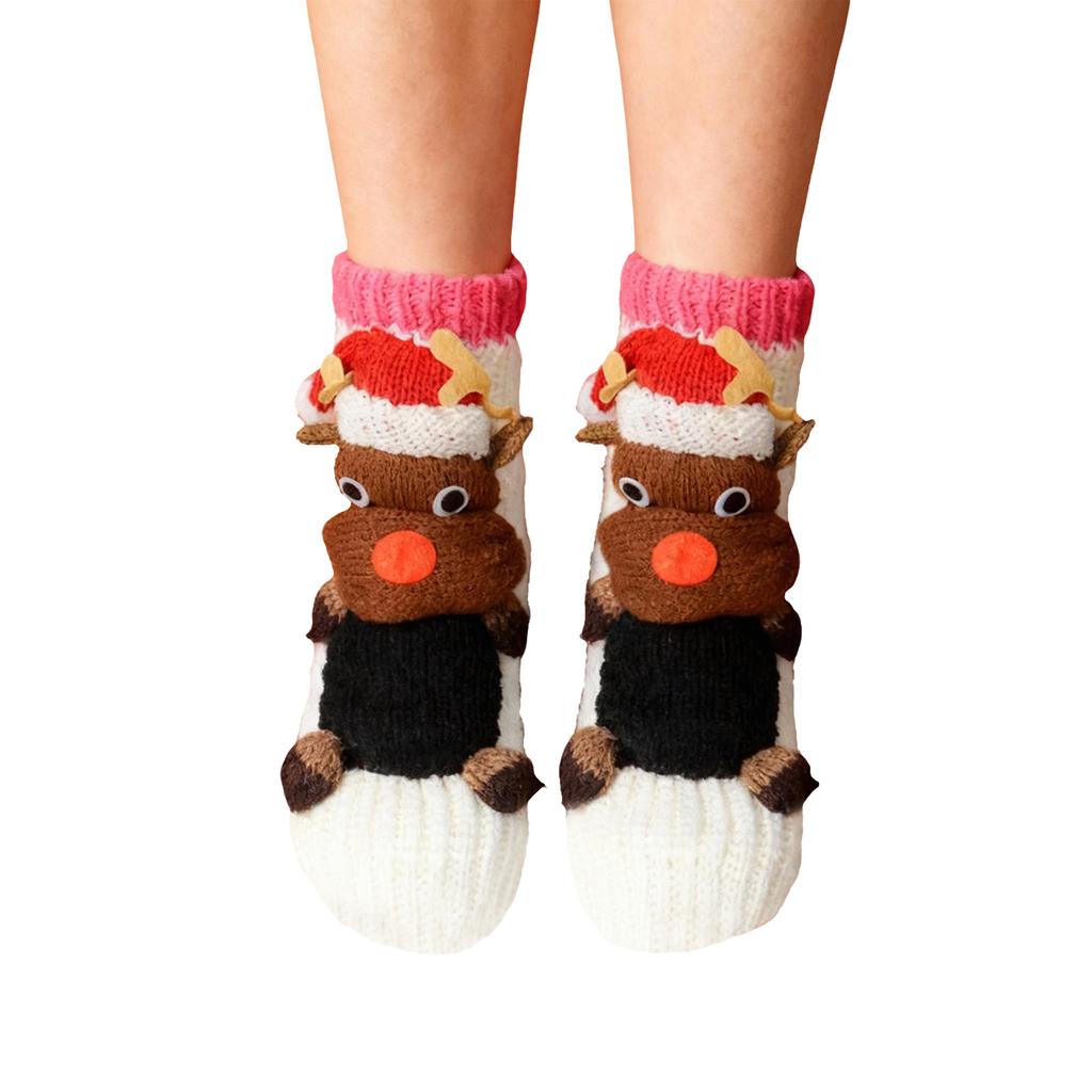 Women's Thick Knit  Proof Warm Casual Floor Carpet Socks