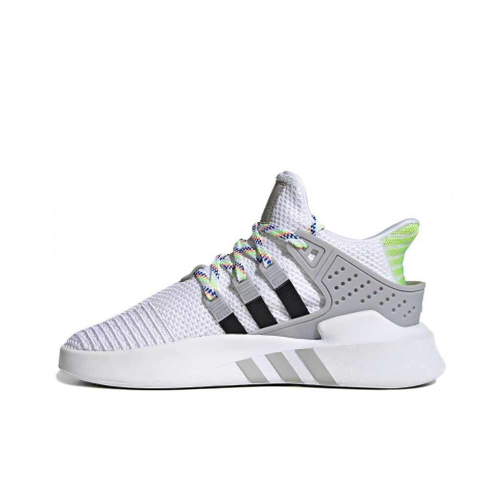 Adidas Originals Eqt Bask Adv Retro Shock Absorbing Non-Slip Low-Top Sports Casual Shoes Men Sneakers White Gray Green FW4252