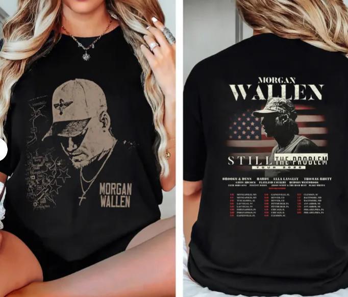 Vintage Morgan Wallen Still The Problem Tour 2026