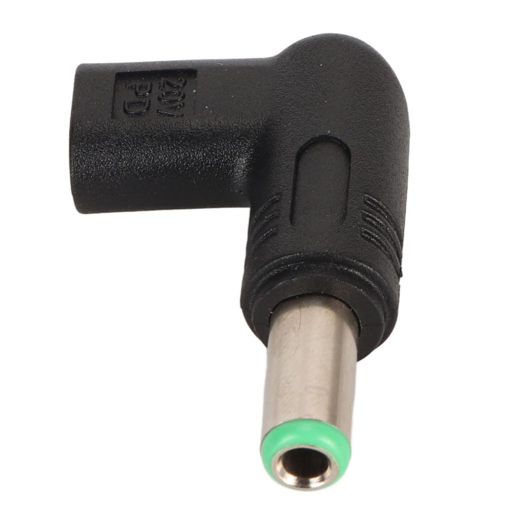 Female Type C to DC Adapter 6.3x3.0mm 18.5 to 20V 100W PD Fast Charge Type C Female to DC Male Adapter for Laptop