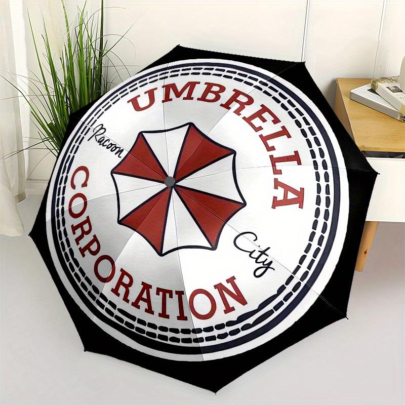 1pc Umbrella Corporation Logo Umbrella with Plastic Handle,Suitable for All Seasons Home Travel Outdoor UmbrellaM1006