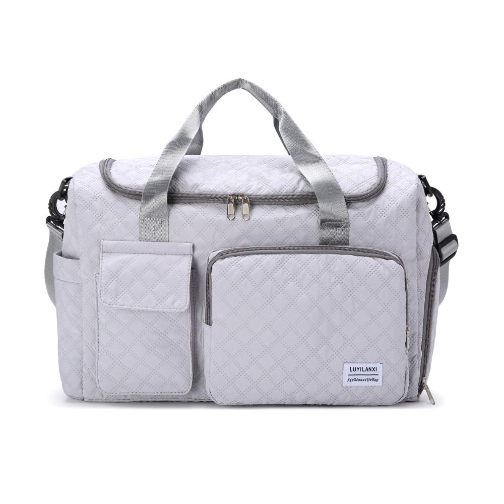 Oxford Travel Duffel Bag Sturdy Nylon Duffle Bag Storage Bag Large Capacity Handbag  Girl