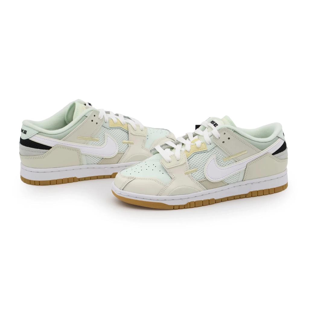 DB0500-100 Nike Dunk Low Scrap Sea Glass Sail White Beige Gum Brown (Men's)