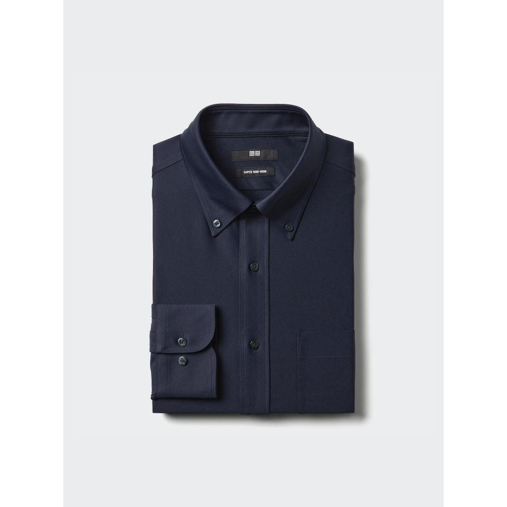 Uniqlo Japan Super Non Iron Jersey Shirt Bd Long Sleeve