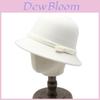 Chapeau Fedora Classique Pour Femmes en Mélange de Laine et à Large Bord pour la Mode Automne et Hiver