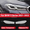 Do BMW serii 5 G30 G31 G60 G61 2017-2024 Samochodowa folia ochronna na reflektory przednie Przezroczysta folia TPU Anti-scratch na przednie światła