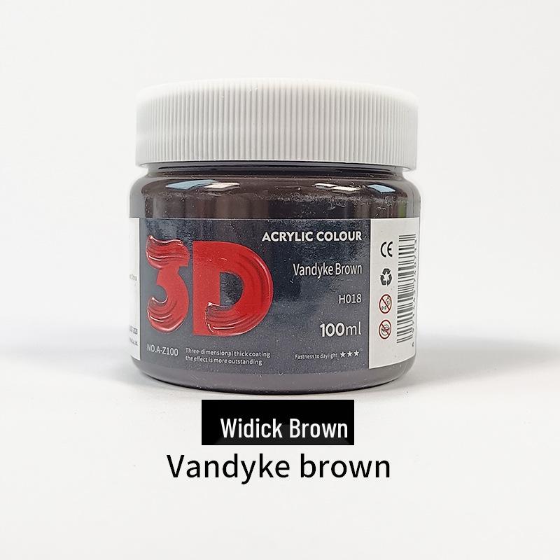 100ml Acrylic Paint for Children's Doodles and Plaster Dolls