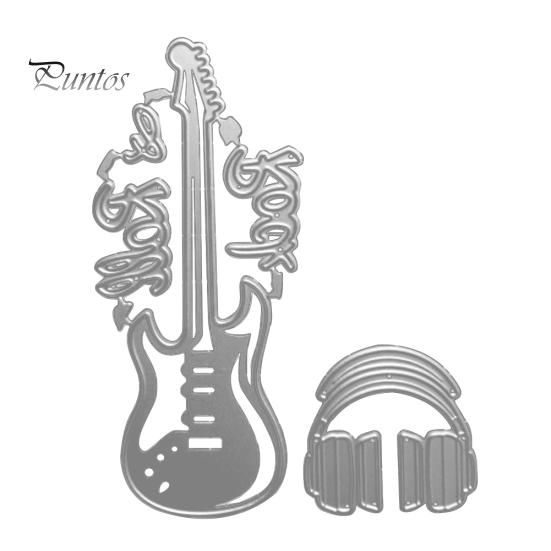 

Гитарная гарнитура, металлические штампы, сделай сам, скрапбук, бумажные карты, альбом, трафарет для рукоделия серебряный