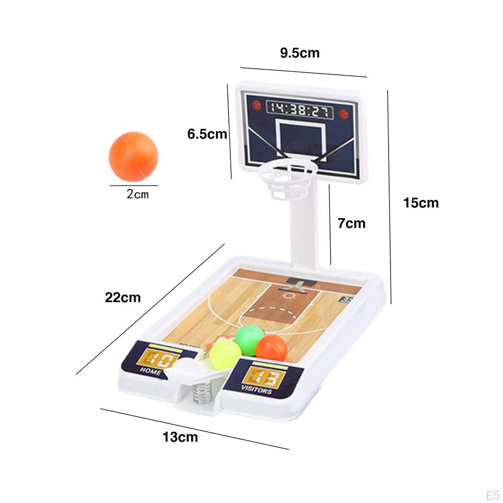 Basketball Finger Sport Game Table Sports Machine Toy with Balls Desktop Games for