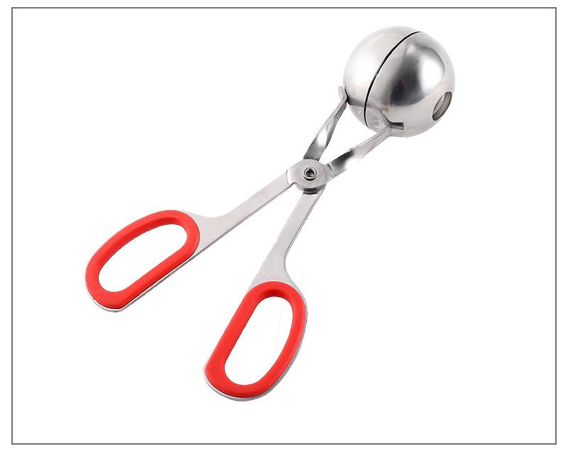 Kitchen Convenient Meatball Maker Stainless Steel Stuffed Meatball Clip DIY Fish Meat Rice Ball Maker Meatball Mold Tools