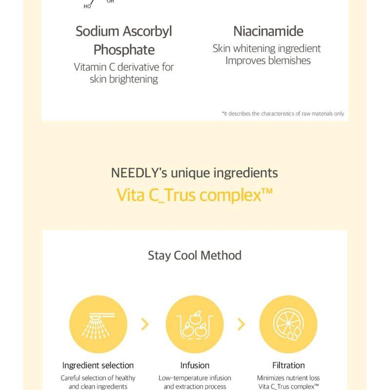 NEEDLY - Vita C Glow Toning Ampoule