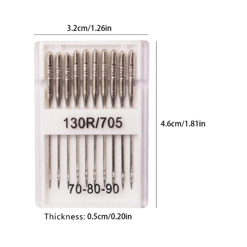1 Set Sewing Machine Needle 70/10 90/14 100/16 Jeans Universal Regular Point Sewing Needle Ball Point Head
