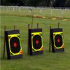 Bersagli adesivi fluorescenti verdi 9,5"x14,5" per tiro e tiro con l'arco