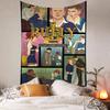 BBully GAME Anime Hanging Bohemian Tapestry Indian Buddha Wall Decoration Witchcraft Bohemian Hippie Cheap Hippie Wall Hanging