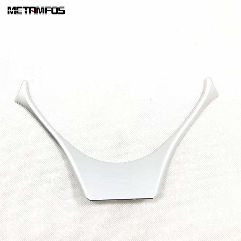 Steering Wheel Cover Molding Trim For Toyota CHR C-HR 2016-  Carbon Fiber Frame Sticker Interior Accessories Car Styling