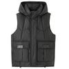 Fashion Winter Women's Warm Vest Hooded Thick Casual Sleeveless Jackets Woman Short Coats