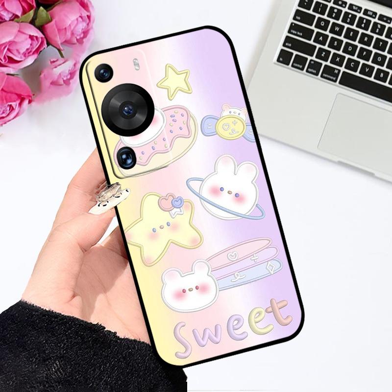 For Huawei P60 Pro Coque Case P 60 Color Printing Soft Silicone TPU Phone Cover For Huawei P60 Art 4G Shockproof Bumper Fundas