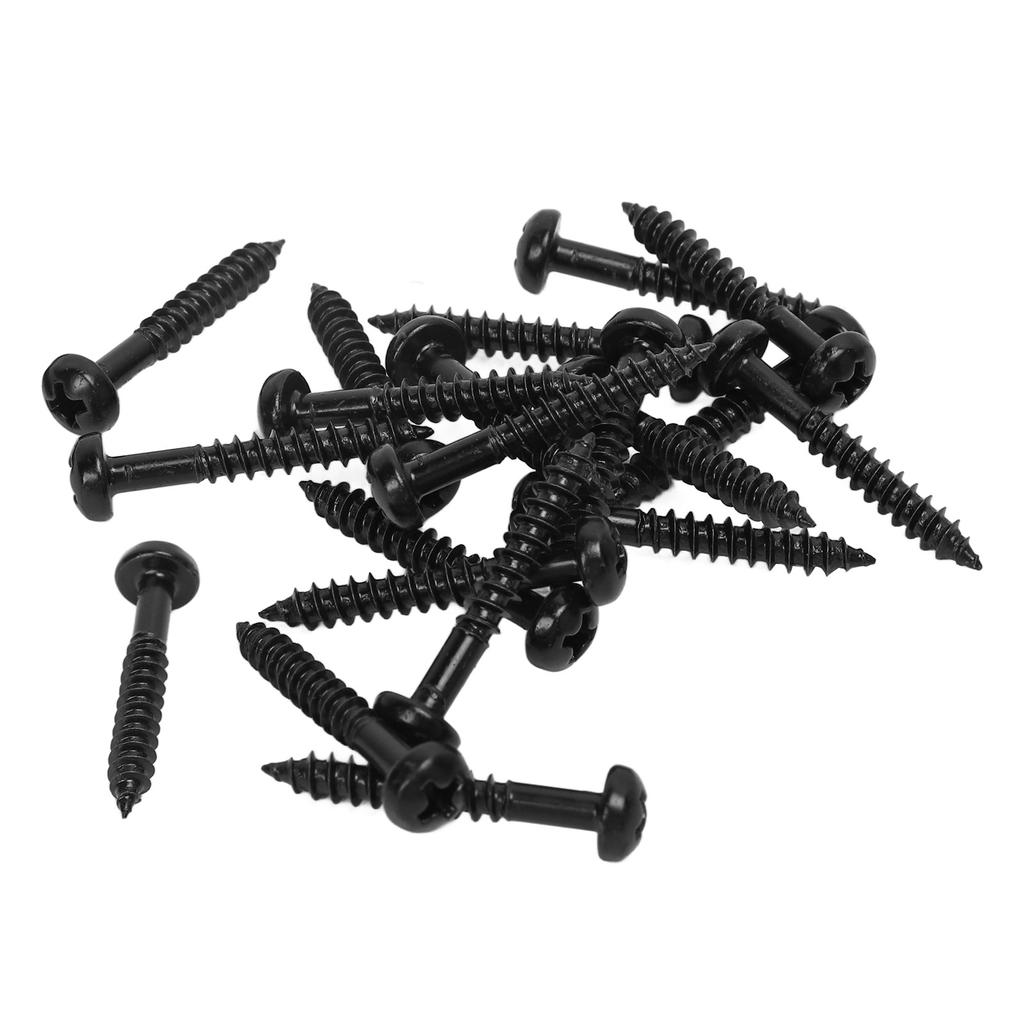 20 Pcs Pickup Mounting Screws Metal High Strength Replacement Electric Guitar Bass Pickup Screw