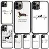 Dachshund Sausage Art Phone Case For iPhone 17 Air 15 16e 14 13 Pro Max Coque 12 11 Pro Max PLUS Cover