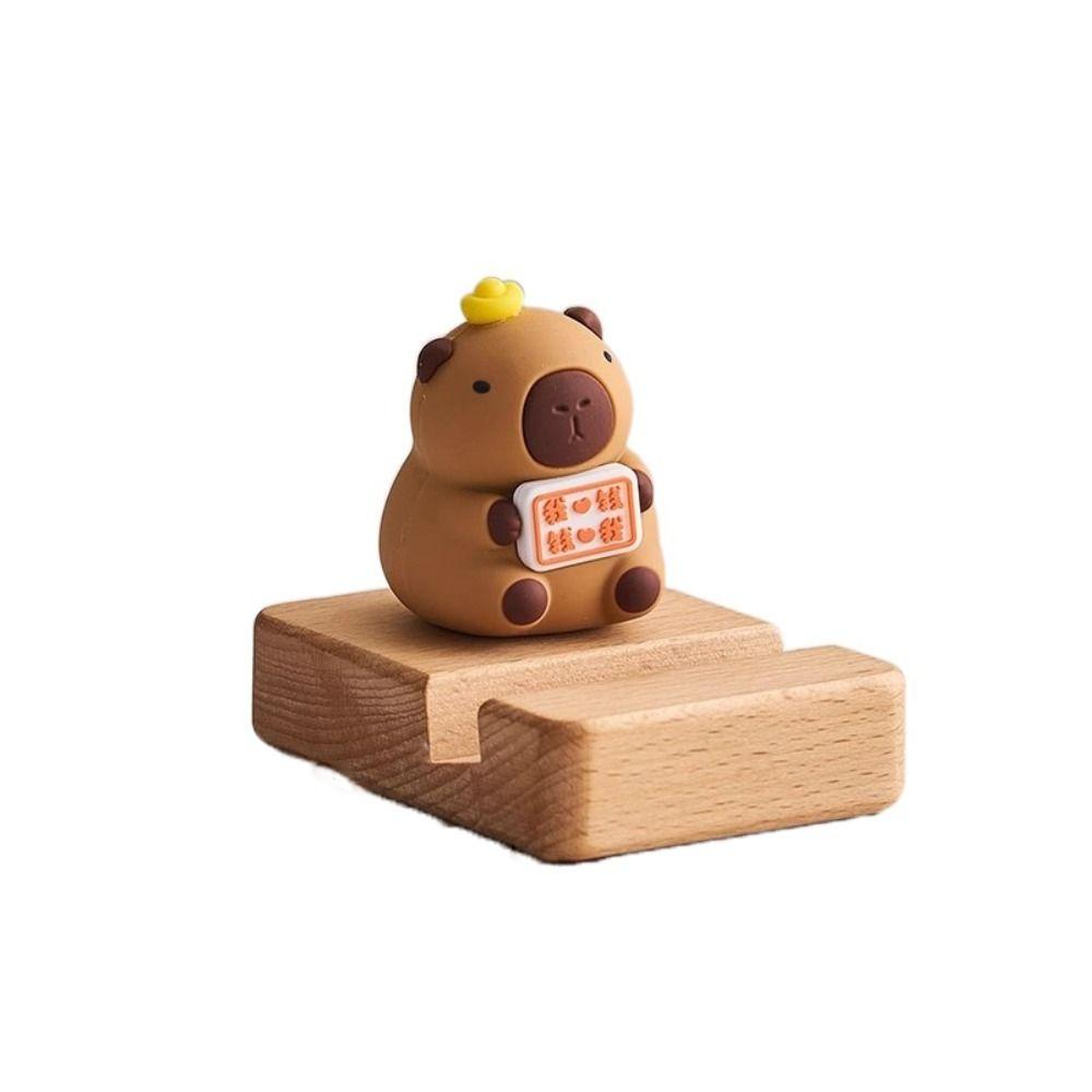 

Поддержка Капибара Подставка для мобильного телефона ПВХ Кукла Капибара Кронштейн для мобильного телефона Аксессуары для телефонов style 3