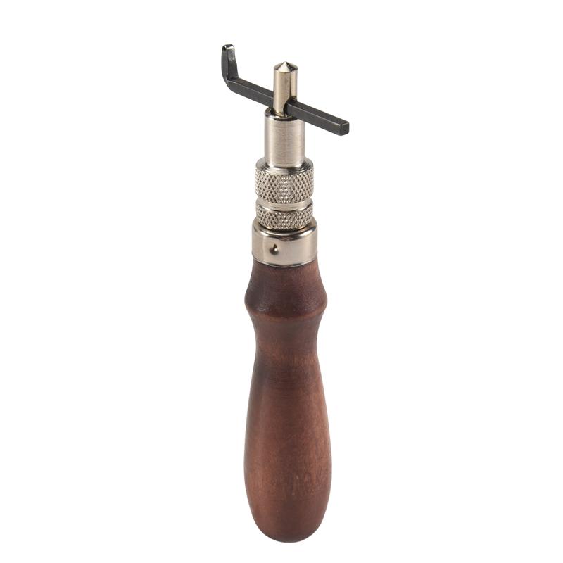 A44Z-Rainuroir et Biseauteur de Bord réglables Solides pour Couture et Marquage de Bordures Kits de Maroquinerie pour Coudre Outil de Maroquinerie pour Plier le Cuir