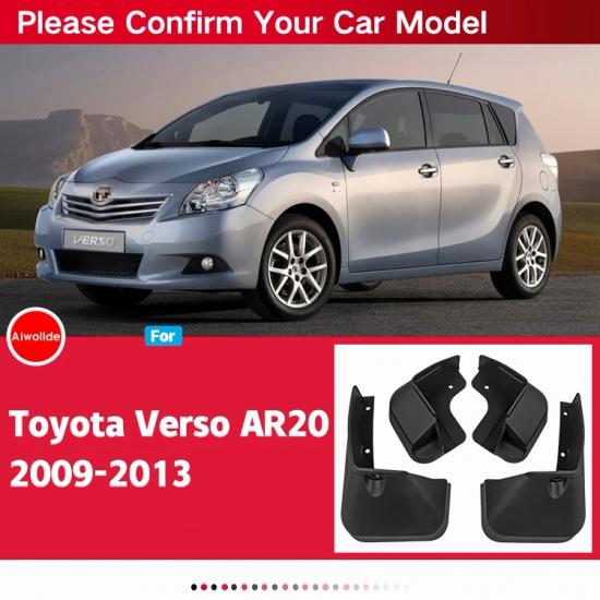 Mud Flaps For Toyota Verso AR20 2009-2018 Splash Guards MudFlaps Front Rear Mudguards Fender Car Exterior Accessories 2010