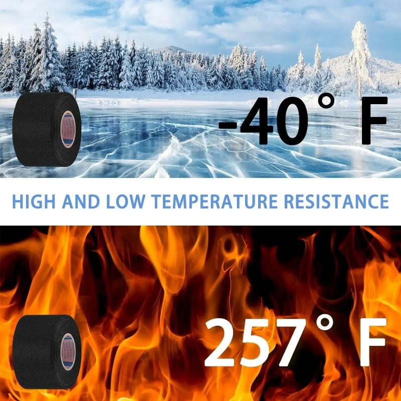 1-20PCS Automotive Wiring Harness Tape Electrical Heat-resistant Insulation Tape Automotive Electrical Line Fixing 50/15/9 Width