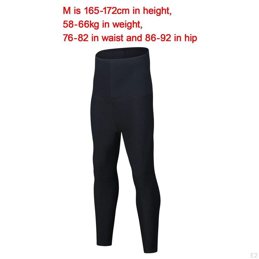 Pantaloni Muta Uomo 3mm Leggings in Neoprene per Snorkeling Kayak Pesca Subacquea