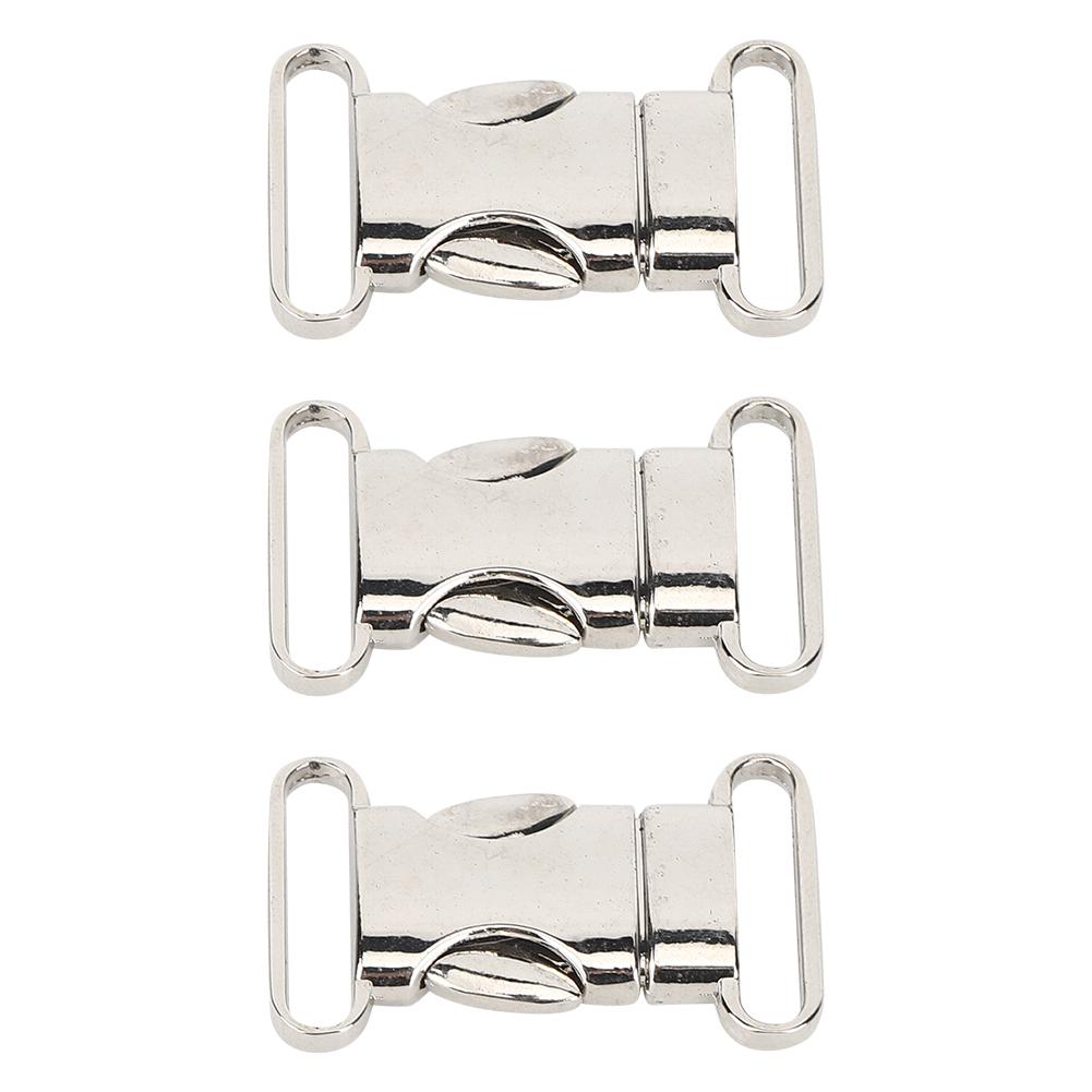 3PCS High Quality Climbing Safe Carabiner Bag Hook Small Metal Webbing Buckle Parachute Cord Bracelet Pet Accessory