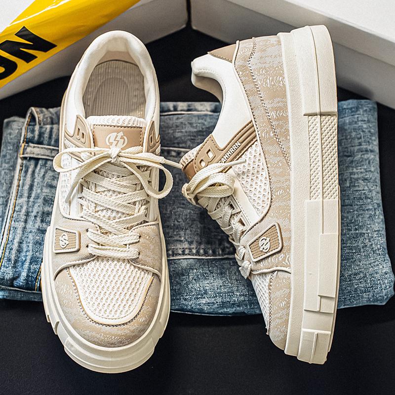 

Men s Casual Sneakers Outdoor Versatile Fashion Breathable Student Shoes 44 хаки