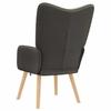 Armchair Dark Grey 62 X 67 X 95.5 Cm Sherpa Fabric
