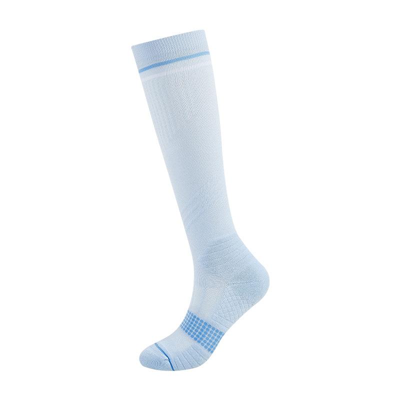 Premium Luxury Knee High Compression Socks Breathable Mesh Women Yoga Running Sports Socks Anti-bacterial