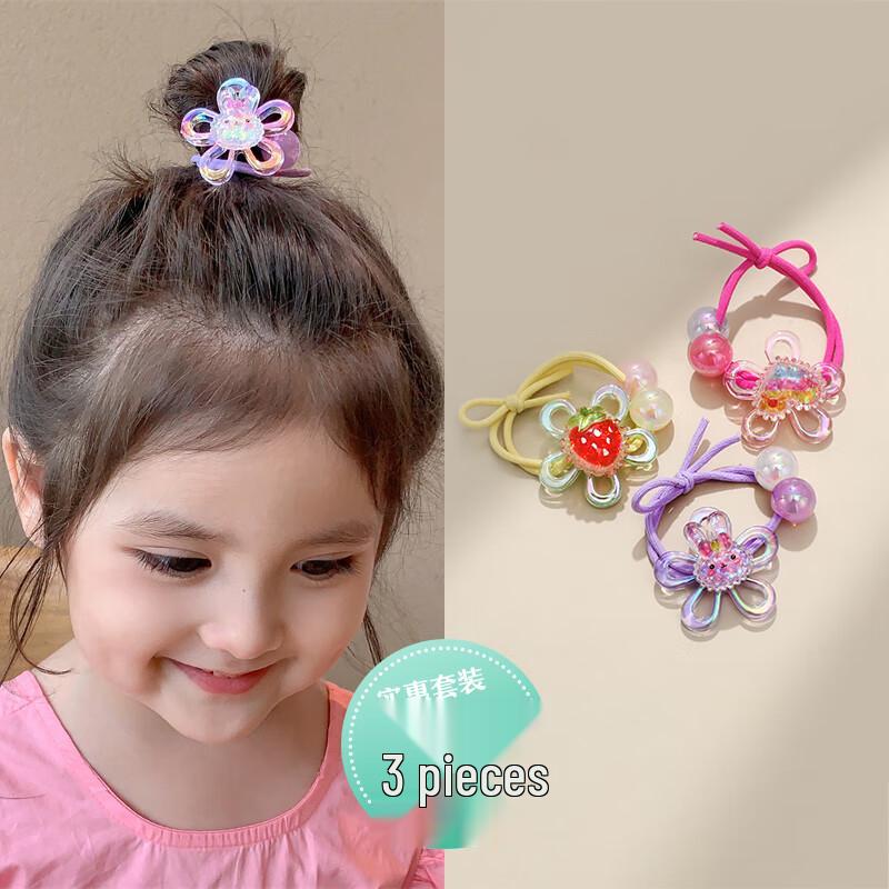 CHIMERA Children s 3-Piece Sweet Style Hair Ties Set 3-piece set