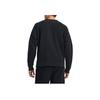 Under Armour Solid Fleece Crew Training Sweatshirt Men Sweatshirt Black 1373877-002