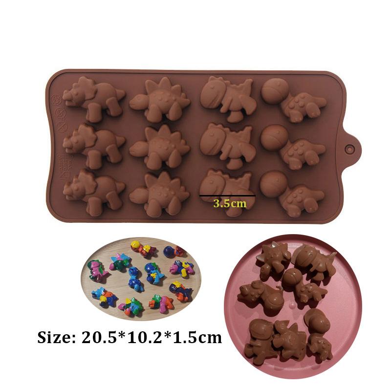 1-29 Handmade Silicone Mould Chocolate Candy Jelly Pudding Ice Mold Baking Tool