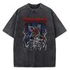 Quality Cotton Acid T Shirt American TV Series Stranger Vintage Washed Movie T-shirt ELEVEN 11 for Men Women