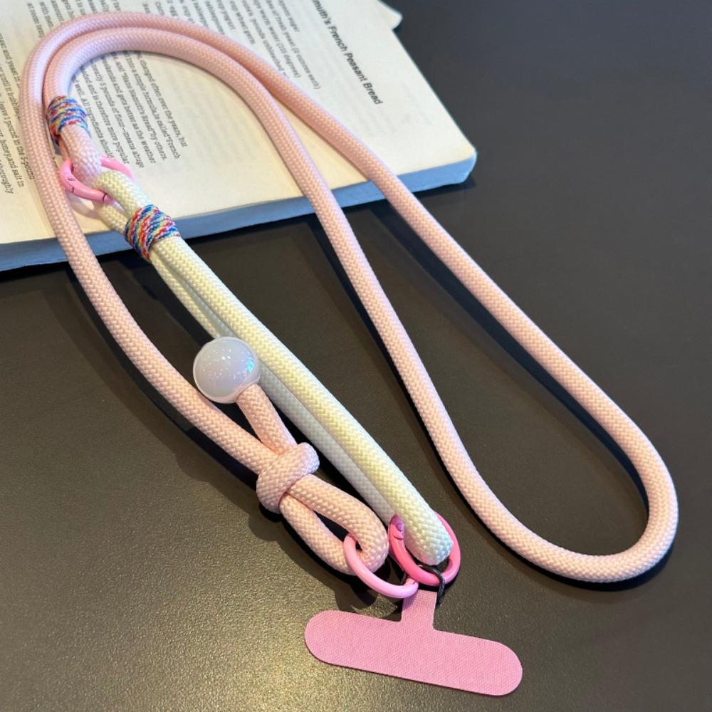 Chain Rope Phone Back Clip Bracket 2 in 1 Mobile Phone Lanyard  Smartphones