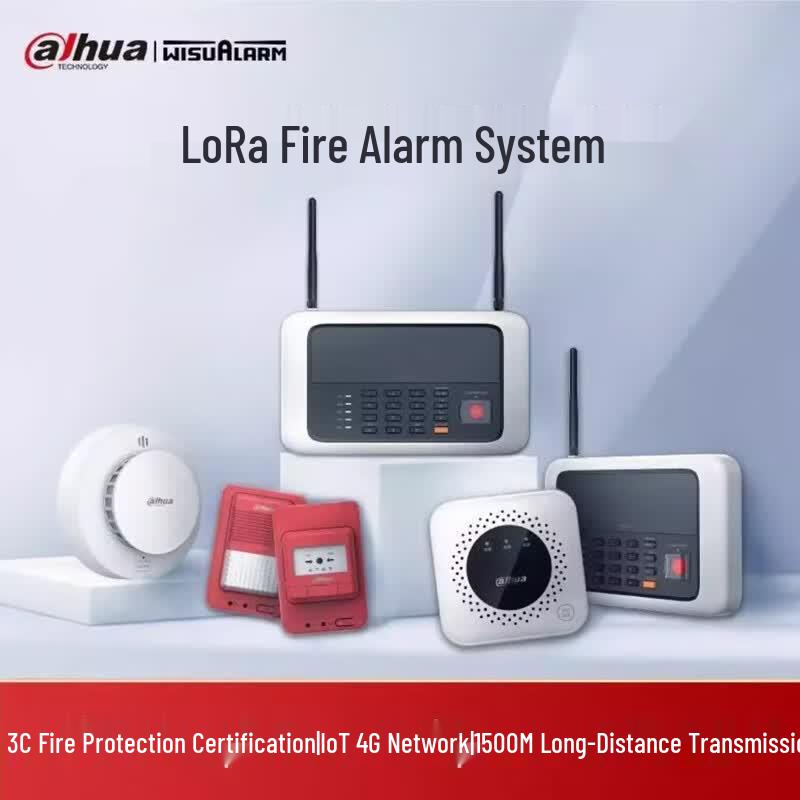 Dahua Lora Smart Smoke and Temperature Detector CN plug (adapter included)