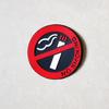 Användbar, rökfri klistermärke Märkbar rund påminnelse