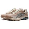 Asics Gel-Flux 4 Comfortable Fashion Fabric Synthetic Leather Low-Top Casual Running Shoes Men sneaker Gray Brown 1011A614-030